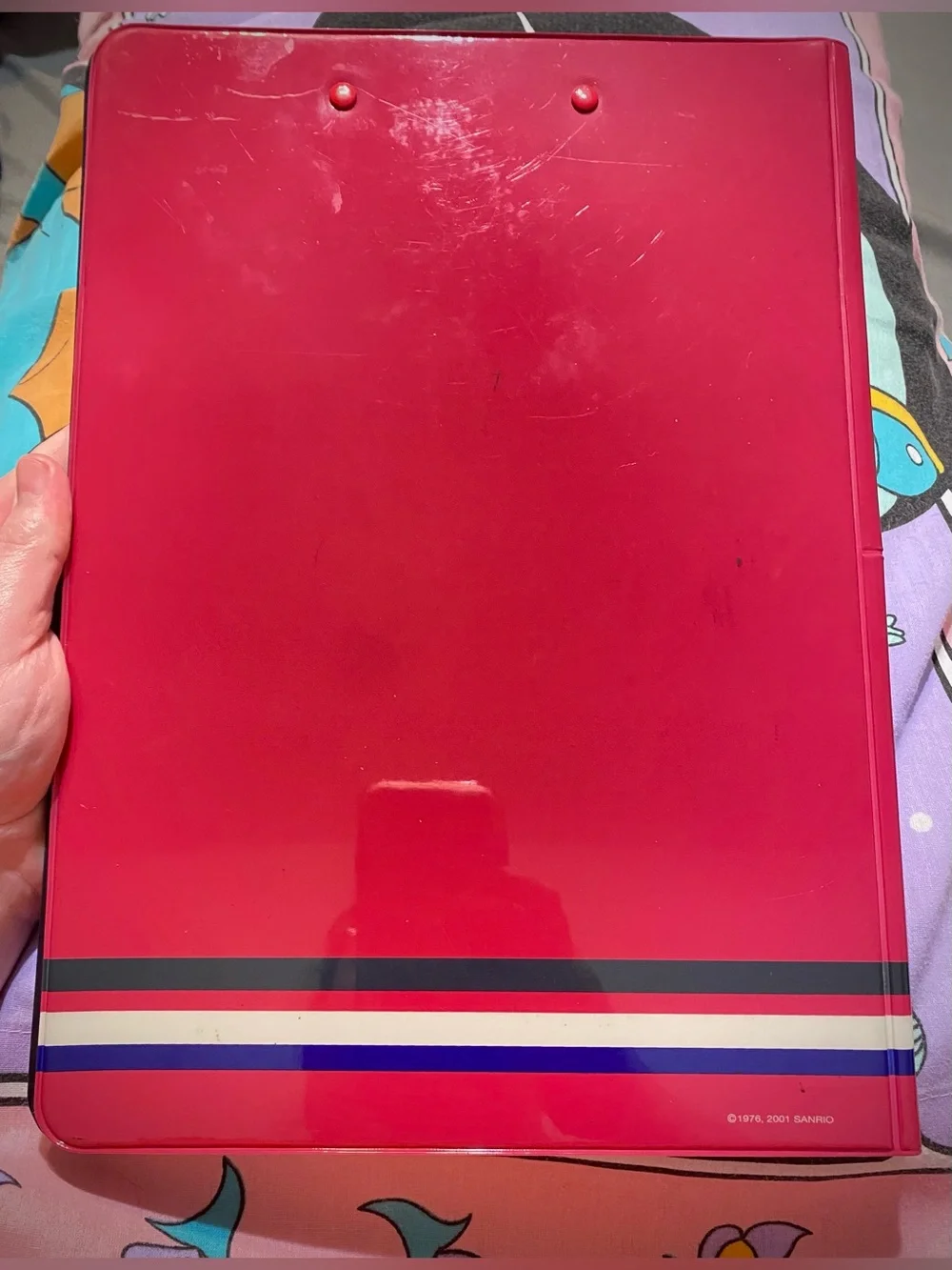Y2K Hello Kitty Cheerleader Clipboard Folder 2001